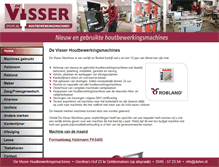 Tablet Screenshot of devisserhoutbewerkingsmachines.nl